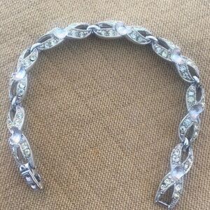 1950’s Bogoff Rhinestone Bracelet Small